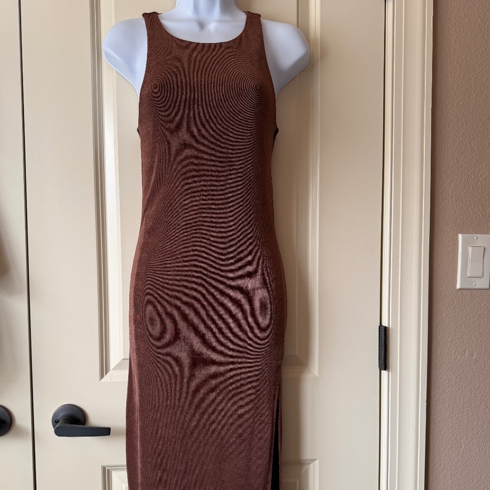 Forever 21 Ribbed Midi Tank Dress size Small